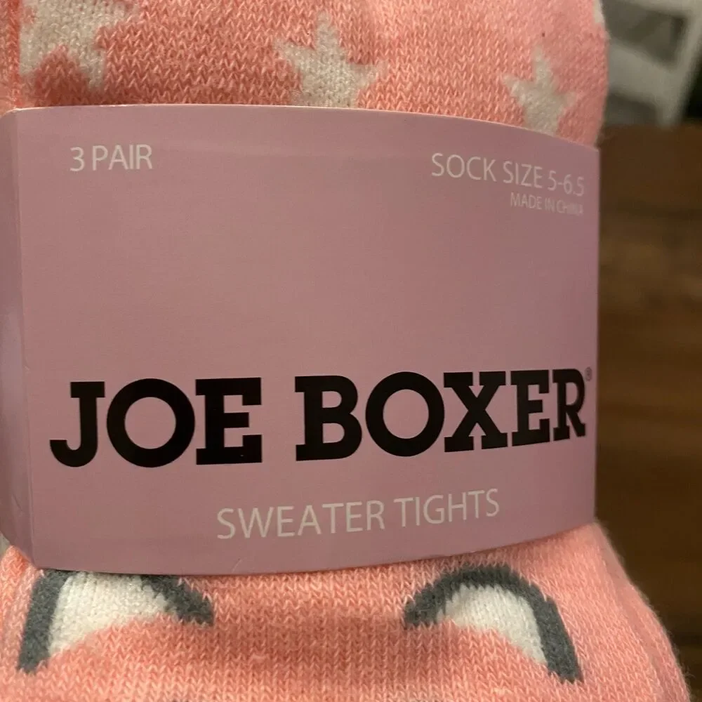 NWT Joe Boxer Sweater Tights Set Girls' 12-24 Months